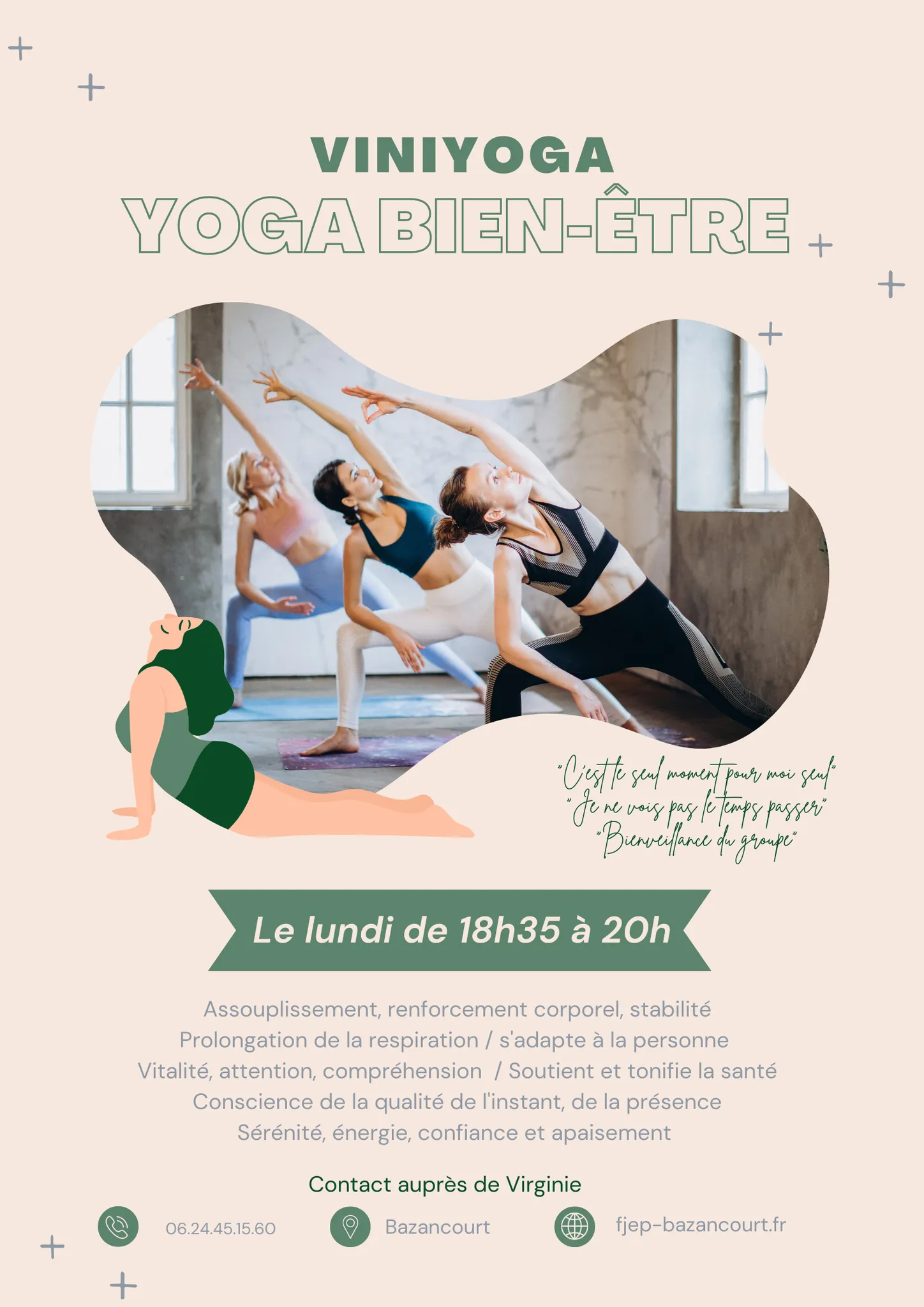 affiche yoga